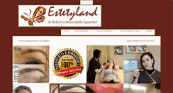 Desktop Screenshot of estetyland.it