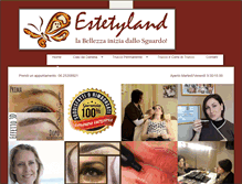 Tablet Screenshot of estetyland.it